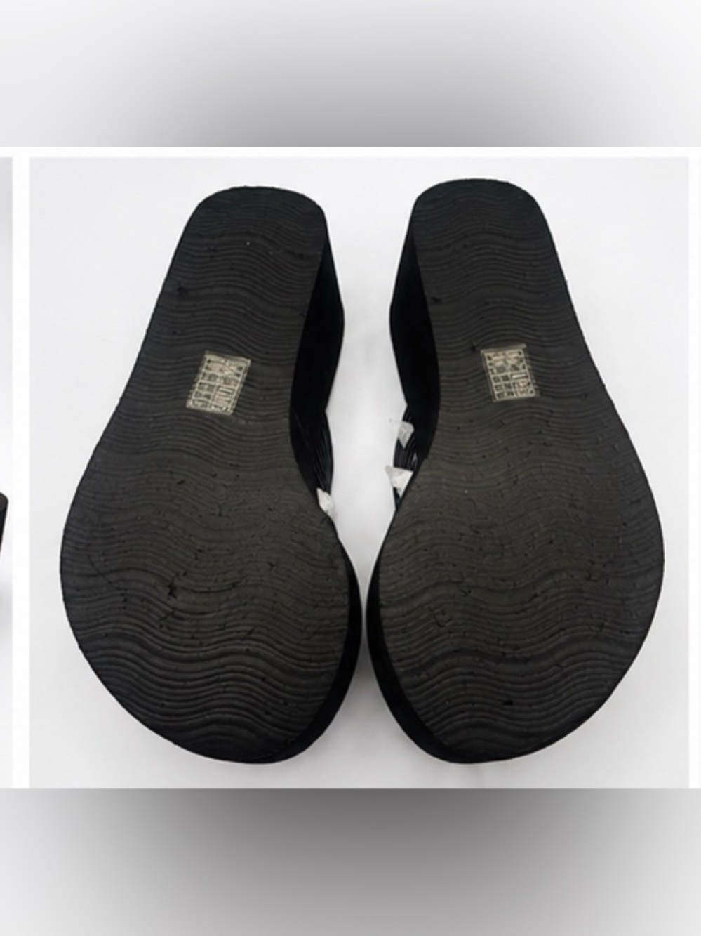 Rocket Dog Platform Wedge Sandals – Black – Size 10 - Picture 3 of 3
